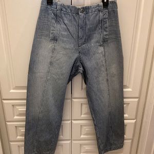 Rachel Comey steer jean in railroad stripe